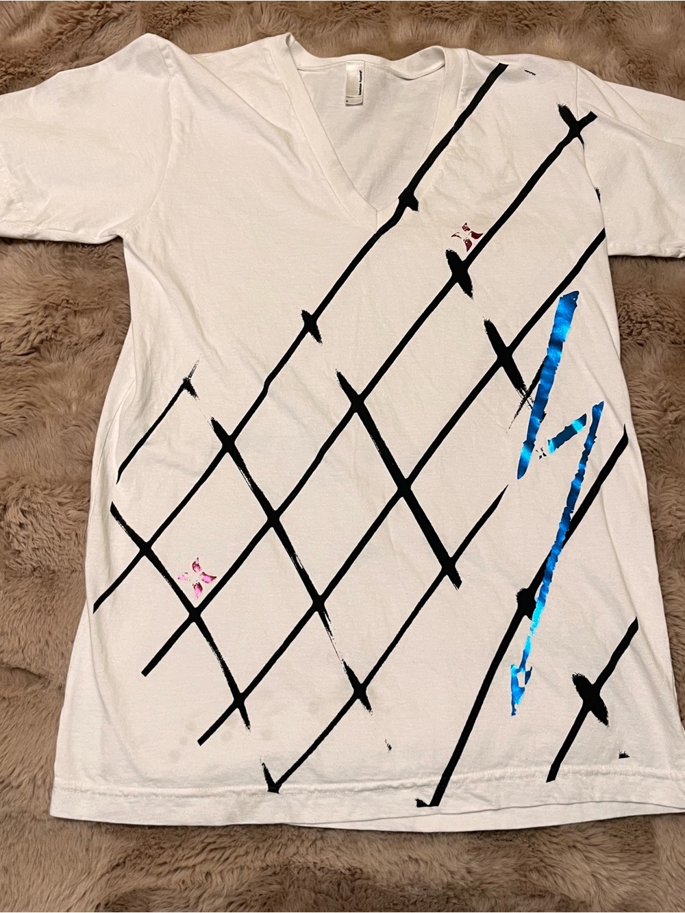 American Apparel White Crewneck Tee